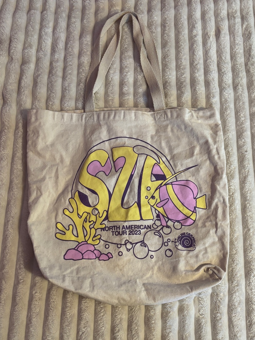 SZA SOS tour tote